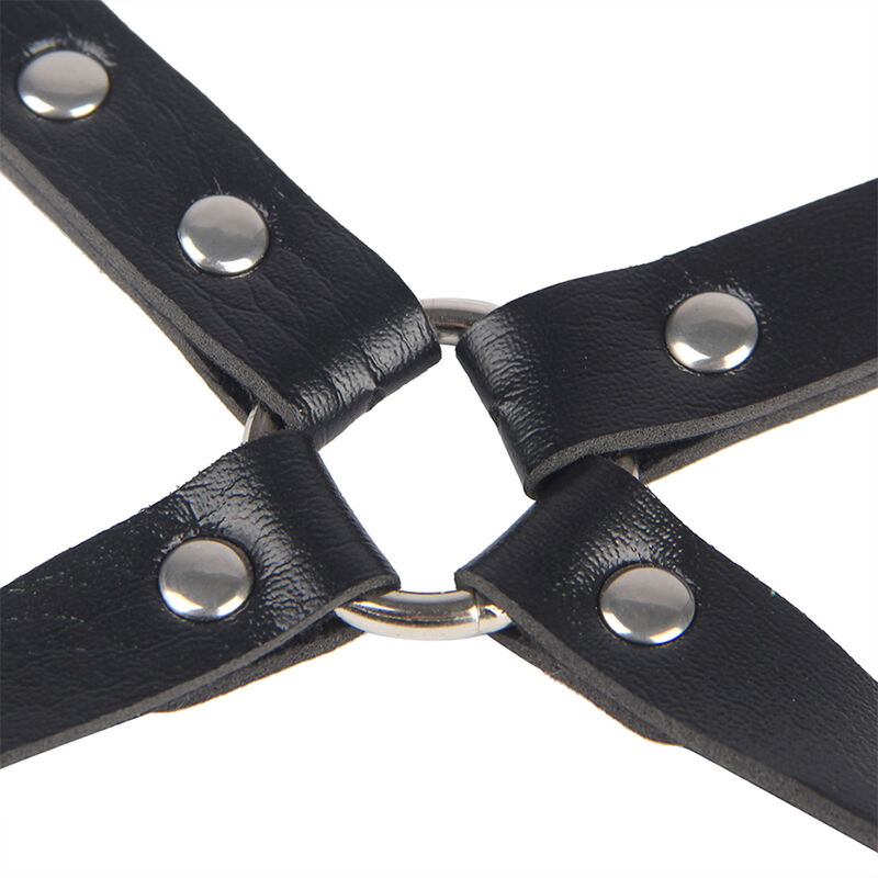 SUBBLIME - 953690 MENOTTES AVEC CEINTURE DE BONDAGE NOIRE TAILLE UNIQUE – Image 5
