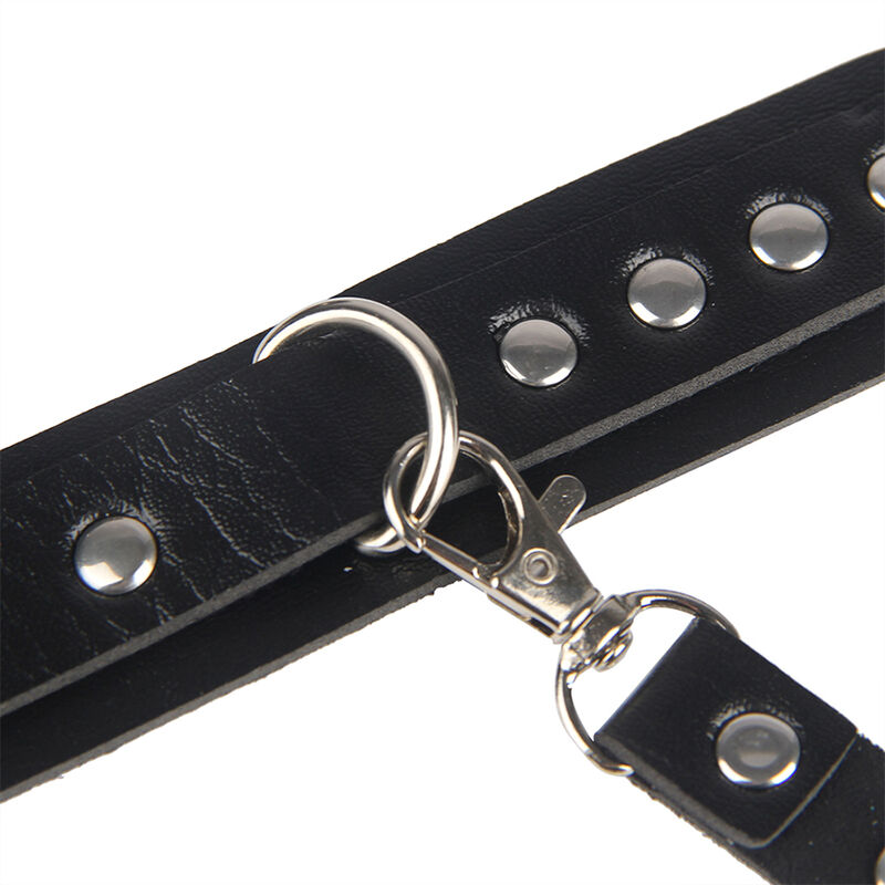 SUBBLIME - 953690 MENOTTES AVEC CEINTURE DE BONDAGE NOIRE TAILLE UNIQUE – Image 7