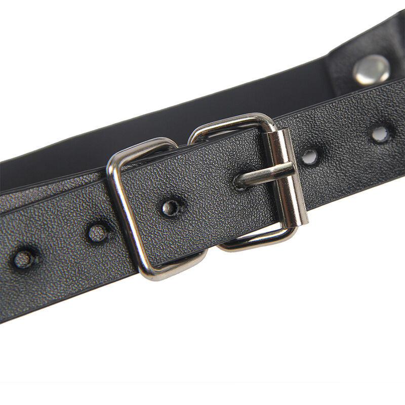 SUBBLIME - 953720 PINCES À SEINS EN CUIR BONDAGE NOIRES TAILLE UNIQUE – Image 4