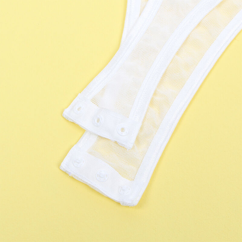 SUBBLIME - 954284 BODY AVEC CHAÎNES + PORTE-JARRETELLES BLANC S/M – Image 9