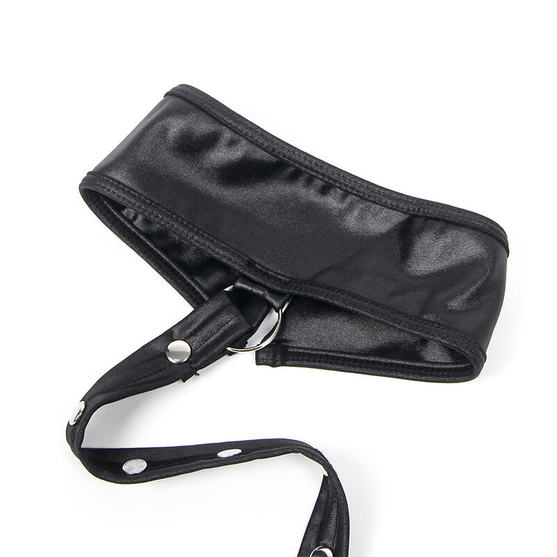 SUBBLIME - 954406 ROBE BONDAGE EN CUIR NOIR S/M – Image 8