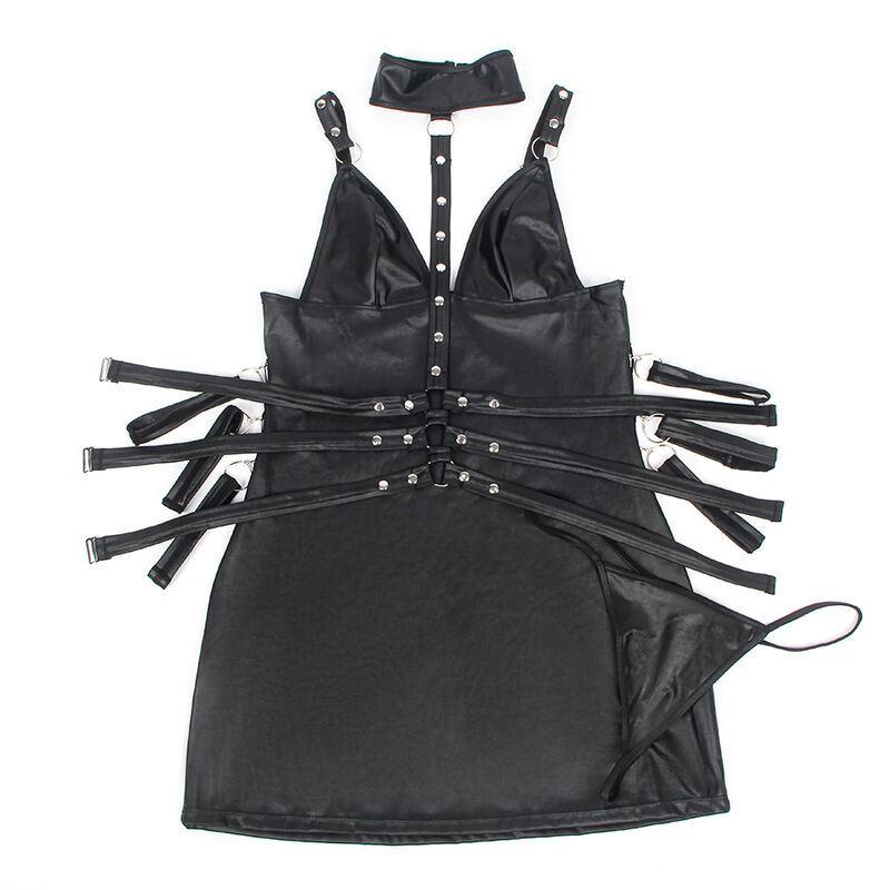 SUBBLIME - 954413 BODY BONDAGE EN CUIR NOIR L/XL – Image 5