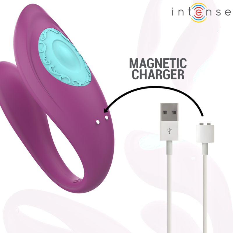 INTENSE - ANNIE VIBRATEUR ET STIMULATEUR EN U VIOLET TÉLÉCOMMANDE – Image 6
