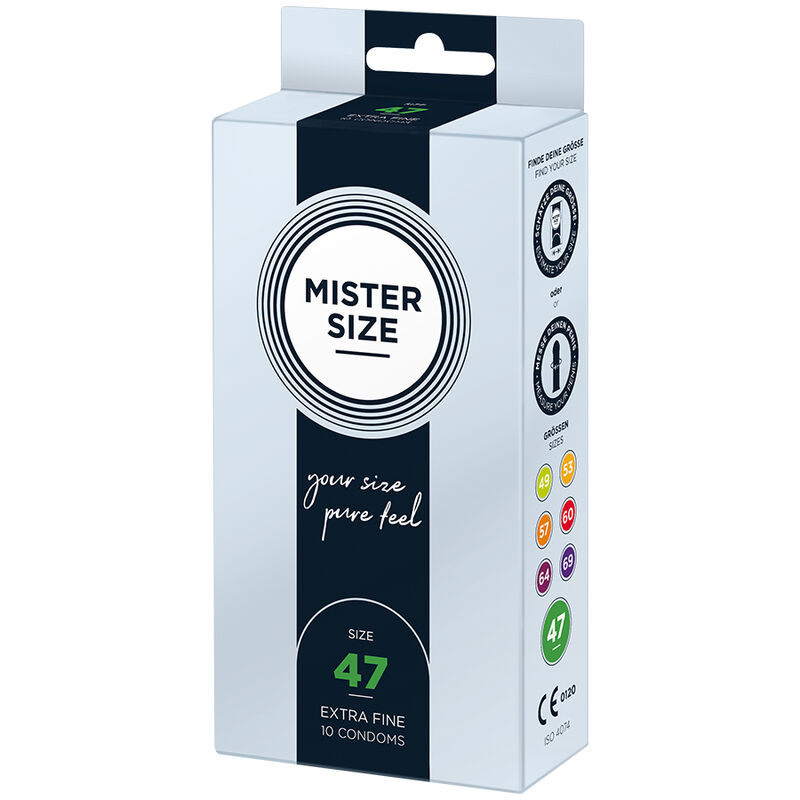 MISTER SIZE - PRÉSERVATIFS TAILLE XS 47 MM (10 UNITÉS) – Image 2