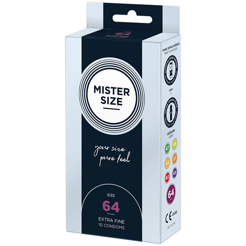 MISTER SIZE - PRÉSERVATIFS TAILLE XXL 64 MM (10 UNITÉS) – Image 2