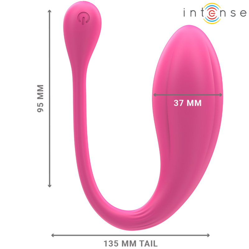 INTENSE - JANICE U VIBRATEUR DOUBLE STIMULATION 10 VIBRATIONS ROSE TÉLÉCOMMANDE – Image 5