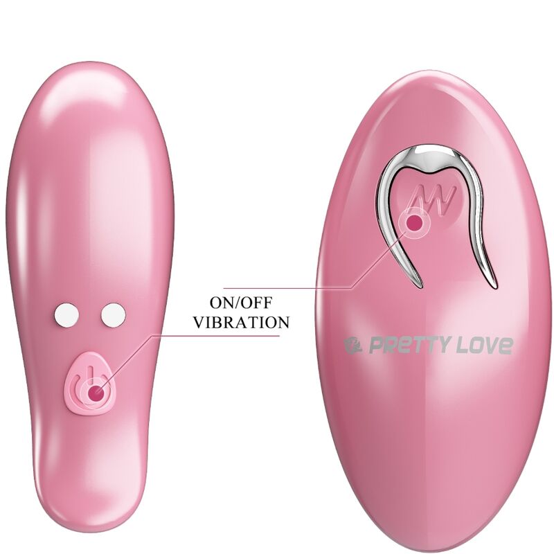 PRETTY LOVE - PINCES À TÉTONS CAILEY 10 VIBRATIONS TÉLÉCOMMANDE ROSE – Image 6