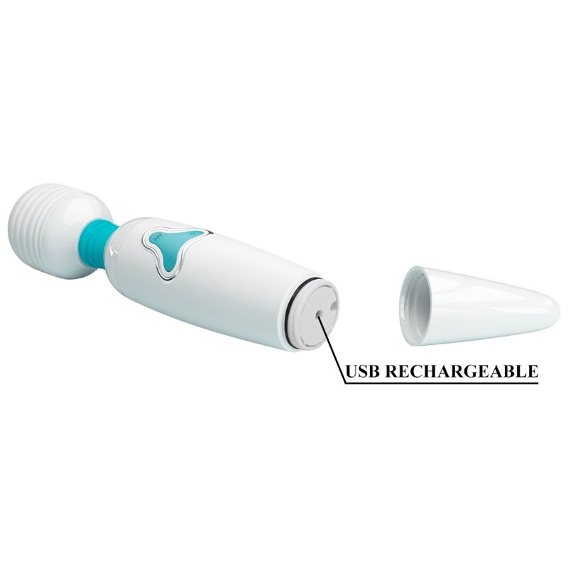 PRETTY LOVE - VIBRATEUR CLOUD WAND 7 VIBRATIONS BLANC – Image 8