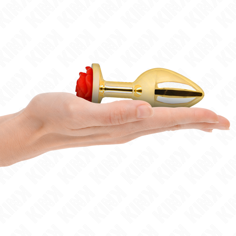 KINK - PLUG ANAL OR ROSE ROUGE TAILLE L – Image 3