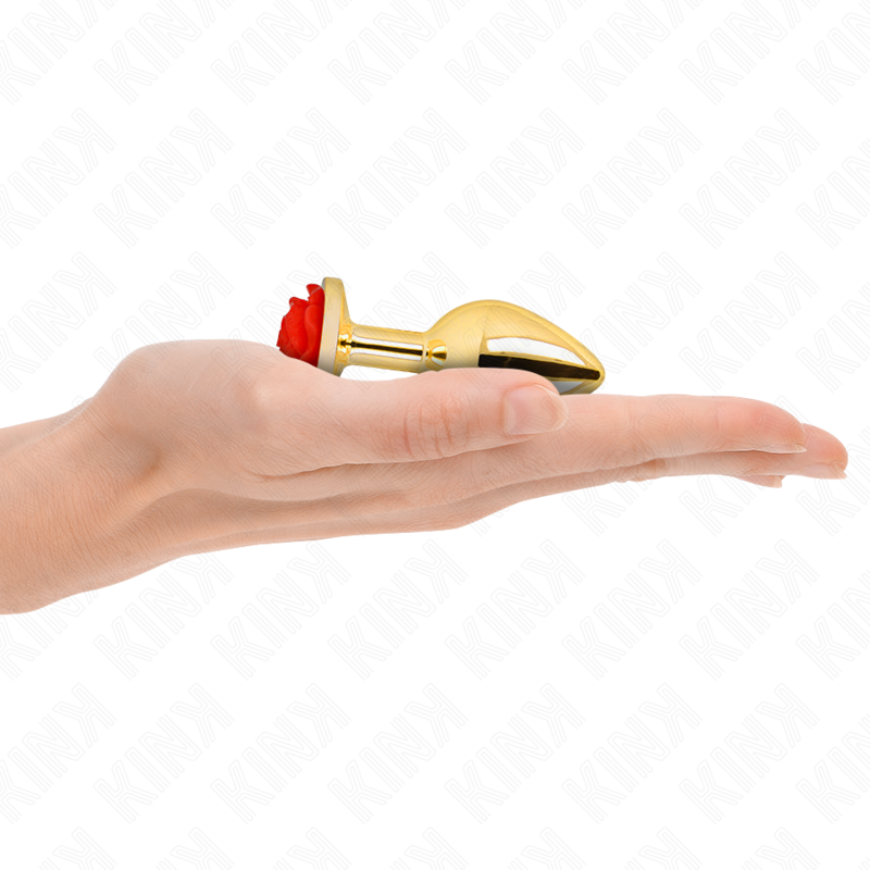 KINK - PLUG ANAL OR ROSE ROUGE TAILLE S – Image 2