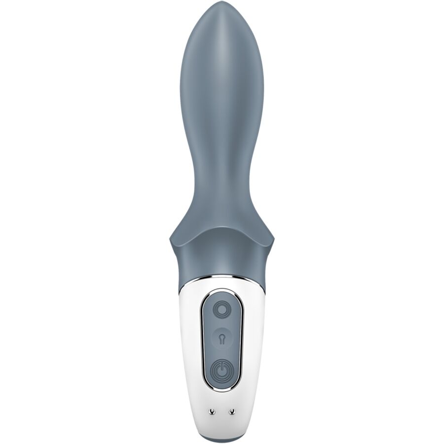 SATISFYER - AIR PUMP BOOTY 1 VIBRATEUR GONFLABLE ANAL GRIS – Image 2