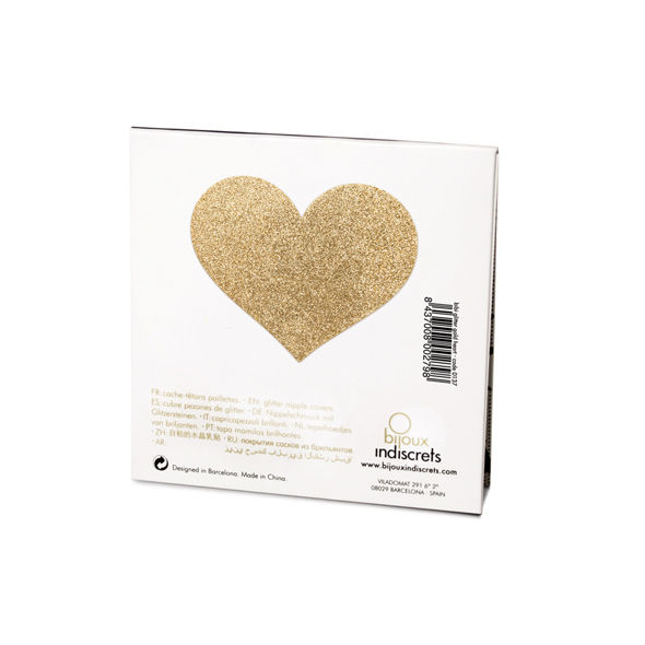 BIJOUX - INDISCRETS CACHE-METONS FLASH COEUR DOR? – Image 3