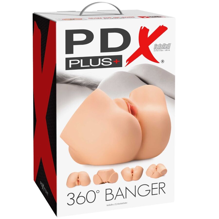 PDX PLUS - MASTURBATEUR ANAL ET VAGIN RÉALISTE 360 BANGER – Image 7