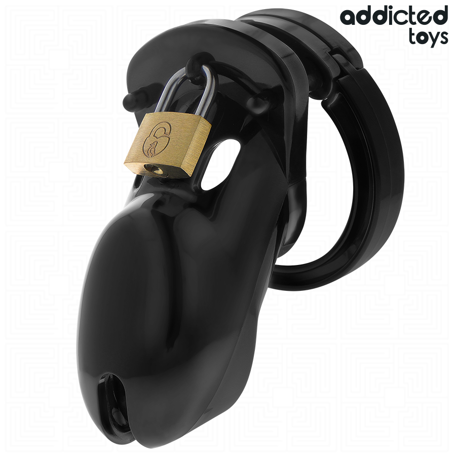 ADDICTED TOYS LOCKED - CAGE À PÉNIS INTERDITE 10 CM – Image 2