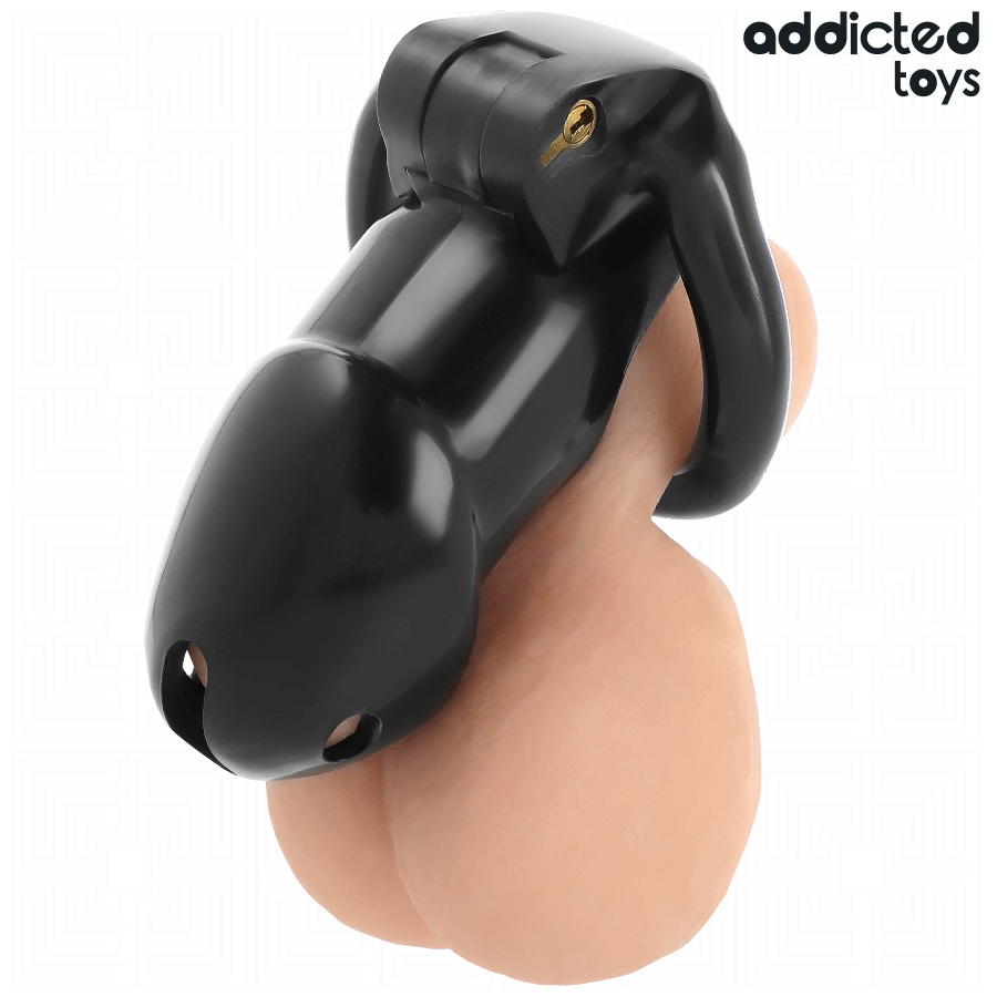 ADDICTED TOYS LOCKED - CAGE À PÉNIS MINDNIGHT CELL TAILLE L – Image 3