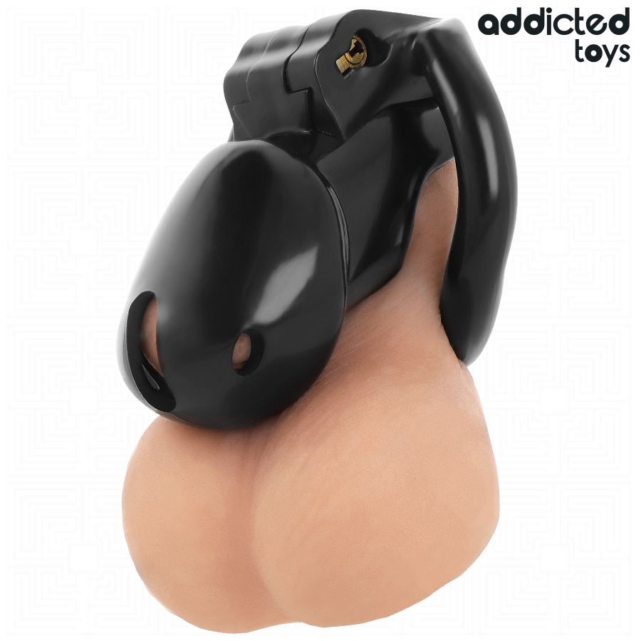 ADDICTED TOYS LOCKED - CAGE À PÉNIS MINDNIGHT CELL TAILLE S 4.8 CM – Image 3