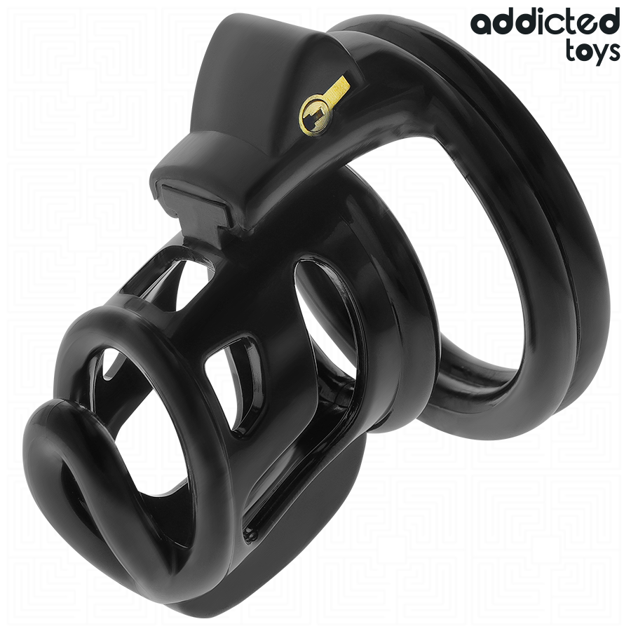 ADDICTED TOYS LOCKED - CAGE À PÉNIS GILDEN CAGE 8,5 CM – Image 2
