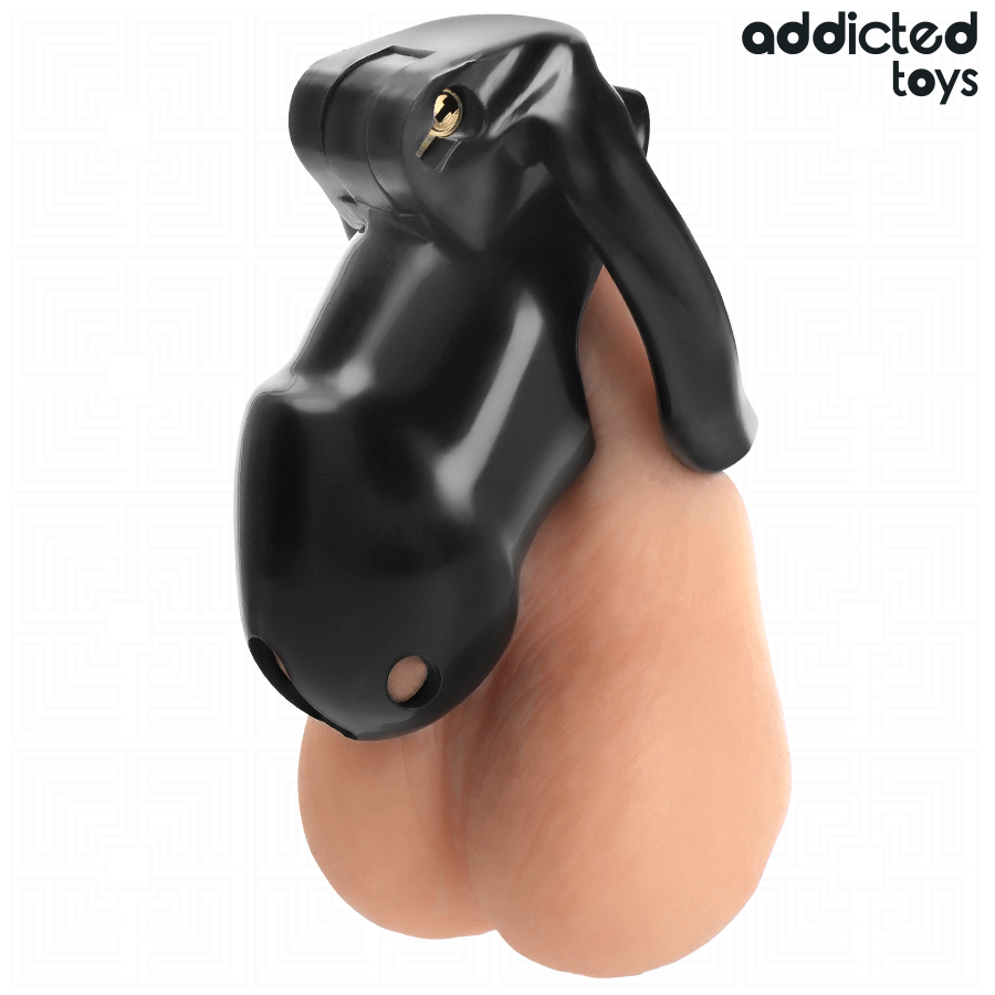 ADDICTED TOYS LOCKED - CAGE À PÉNIS MINDNIGHT CELL 4.2 CM TAILLE M – Image 3