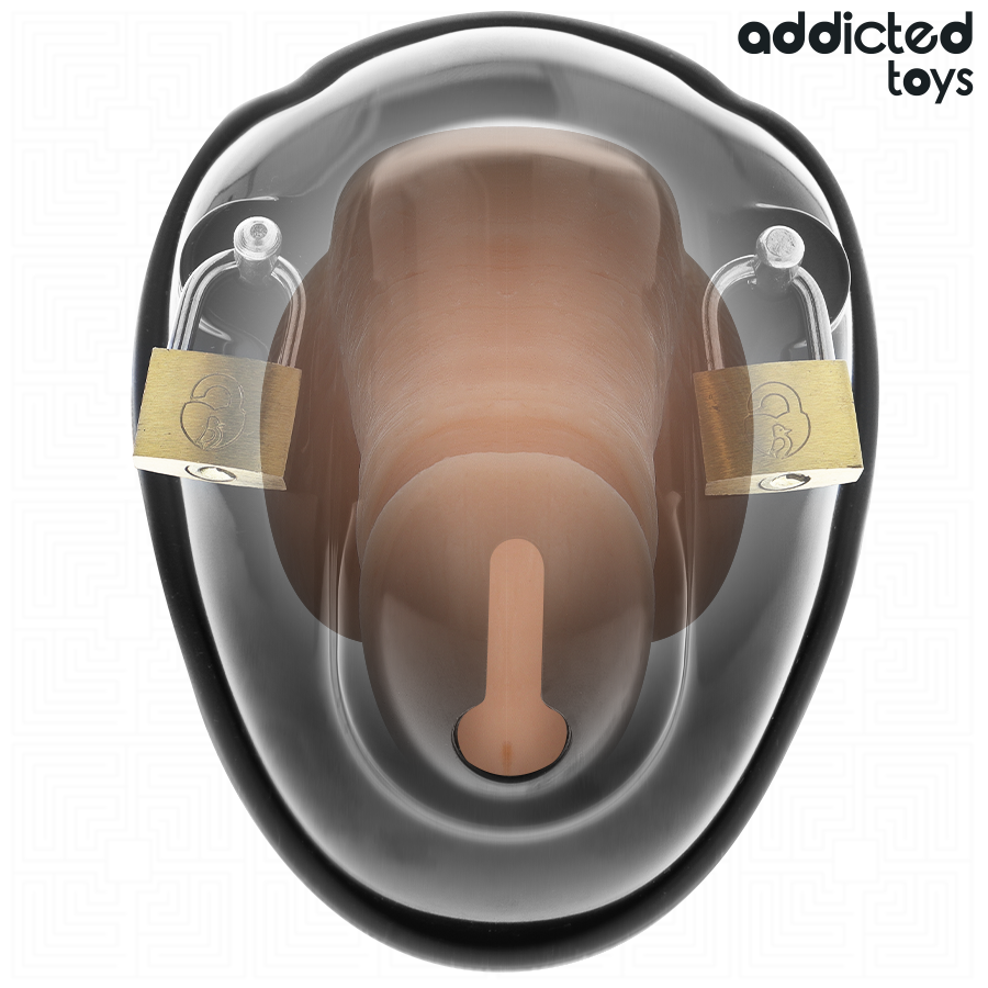 ADDICTED TOYS LOCKED - À PÉNIS VERROUILLÉE SANS CLÉ 11,5 CM – Image 3