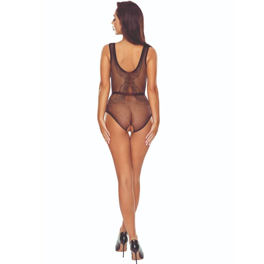 PASSION - BS115 BODYSTOCKING NOIR GRILLE – Image 2