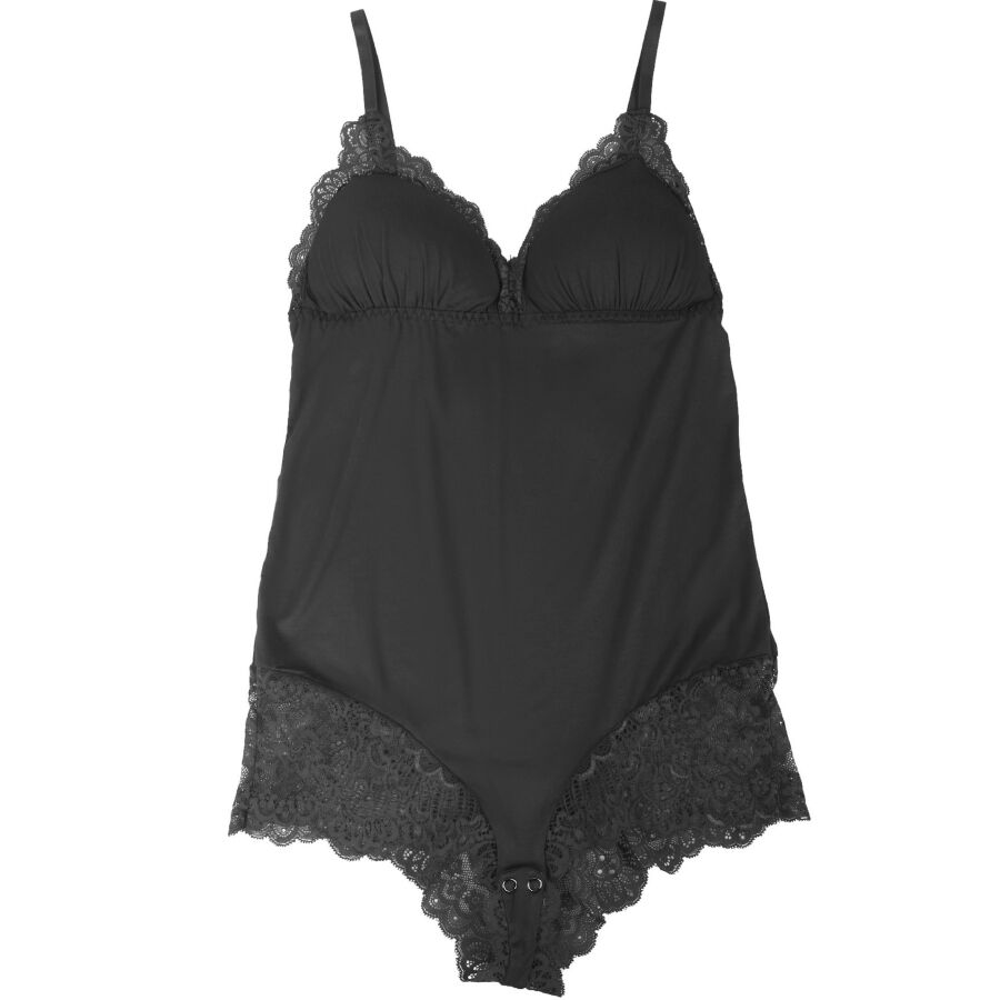 SUBBLIME - TEDDY DÉTAIL DENTELLE FLORALE NOIR S/M – Image 10