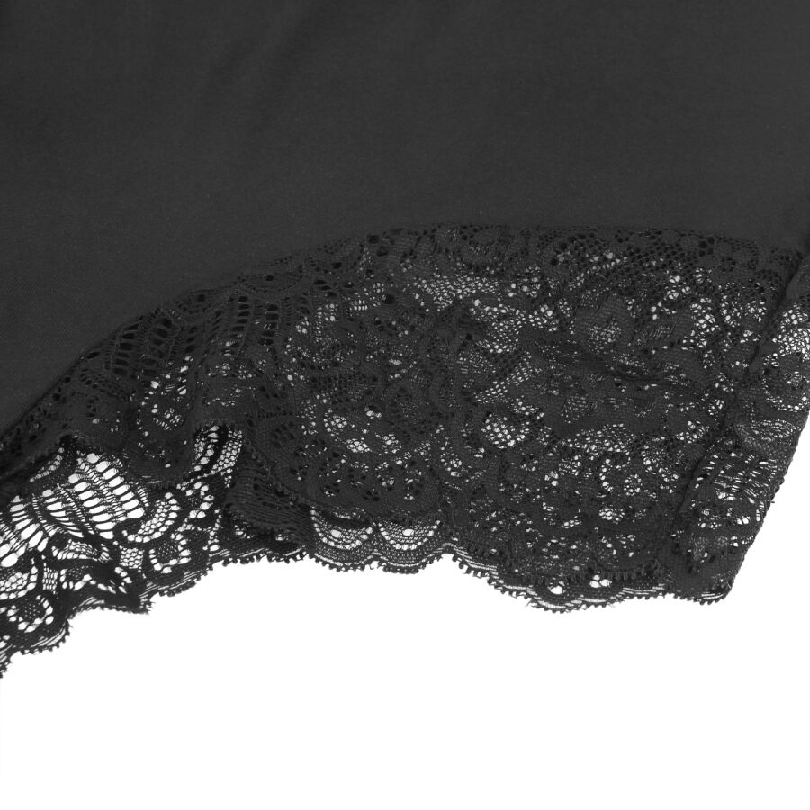 SUBBLIME - TEDDY DÉTAIL DENTELLE FLORALE NOIR S/M – Image 16