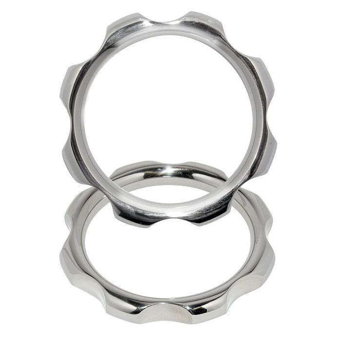 METAL HARD - ANNEAU DE TORQUE EN POUR PÉNIS ET TESTICULES 45MM – Image 2