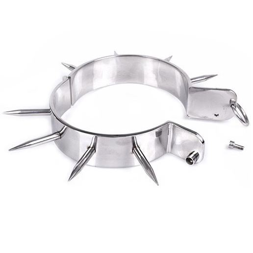 METAL HARD - COLLIER DESCLAVE BDSM AVEC POINTES – Image 2