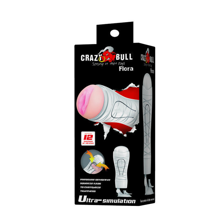 CRAZY BULL - MASTURBATEUR VAGIN RECHARGEABLE FLORA – Image 10