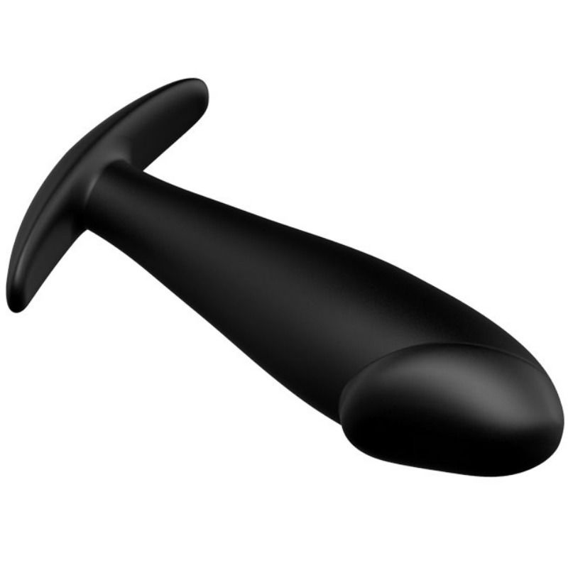 PRETTY LOVE - PLUG ANAL FORME DE PÉNIS EN SILICONE NOIR – Image 4