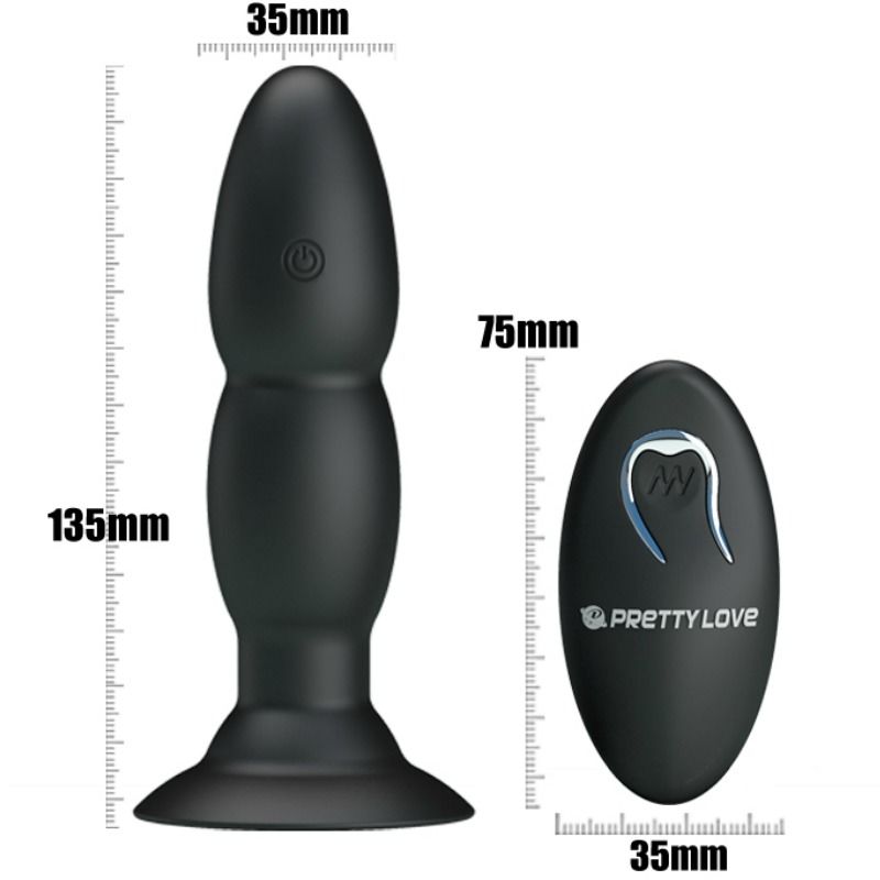 PRETTY LOVE - VIBRATEUR PLUG ET ROTATION PAR TÉLÉCOMMANDE – Image 6