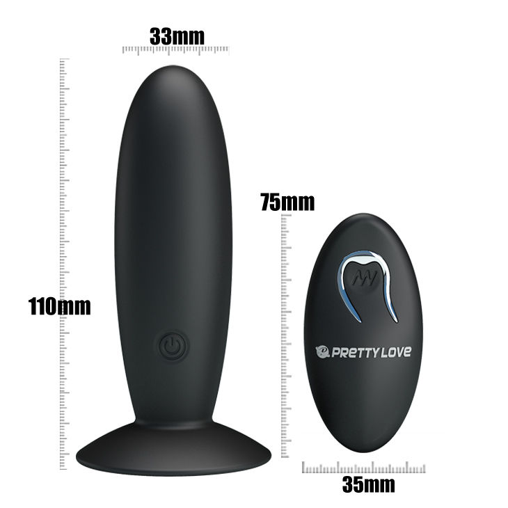 PRETTY LOVE - PLUG ANAL RECHARGEABLE AVEC VIBRATION ET CONTRÔLE – Image 3
