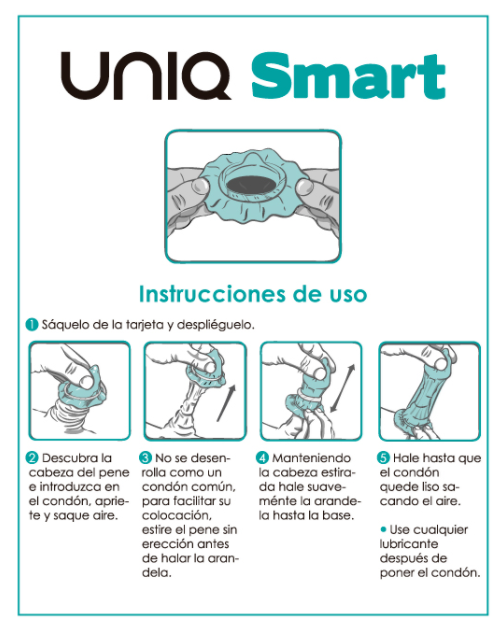 UNIQ - SMART LATEX FREE PRE-ERECTION CONDOMS 3 UNITS – Image 3