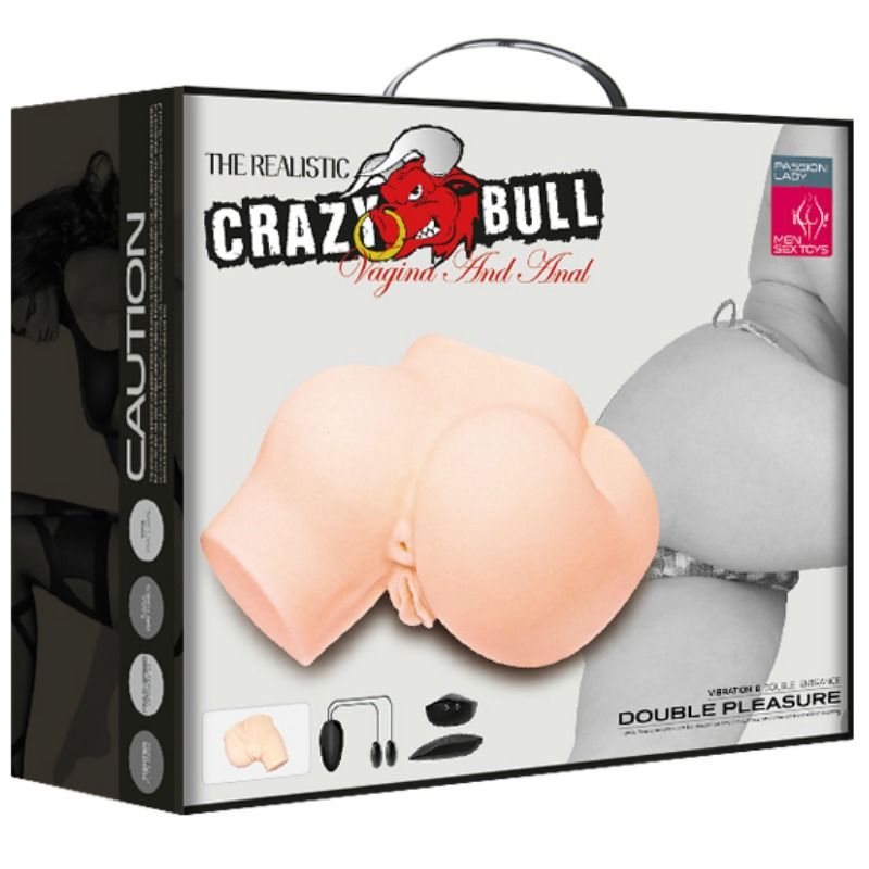 CRAZY BULL - CUL AVEC VAGIN ET ANUS RÉALISTES ET VIBRATION – Image 11