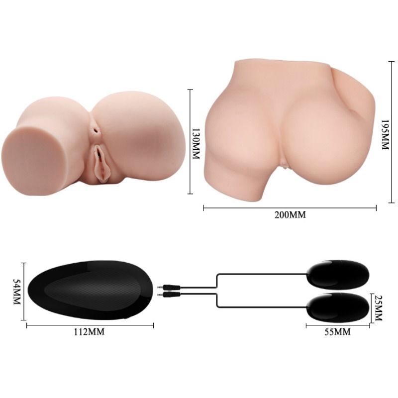CRAZY BULL - CUL AVEC VAGIN ET ANUS RÉALISTES ET VIBRATION – Image 10