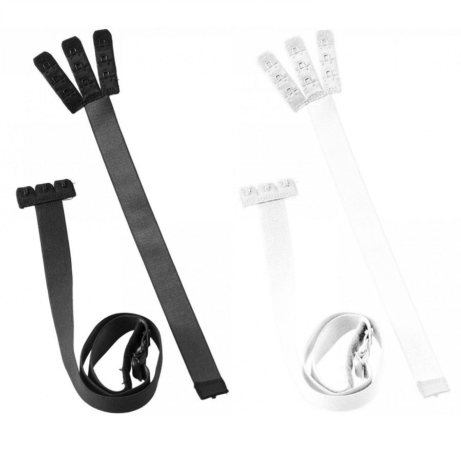 BYE-BRA - ADAPTATEUR DE SOUTIEN-GORGE À DOS OUVERT NOIR & BLANC – Image 2