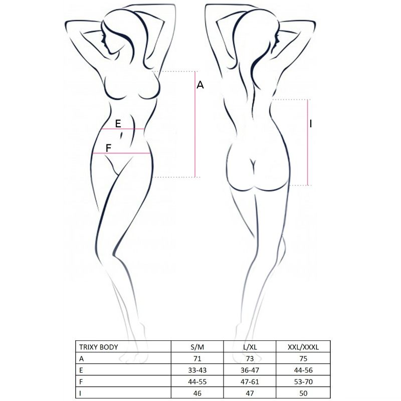 PASSION - FEMME TRIXY TEDDY NOIR TAILLE L/XL – Image 2