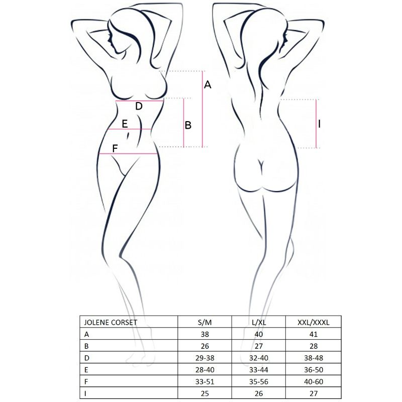 PASSION - FEMME JOLENE CORSET NOIR TAILLE S/M – Image 3