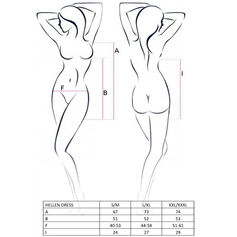 PASSION - FEMME HELLEN ROBE ET STRING TAILLE L/XL – Image 2