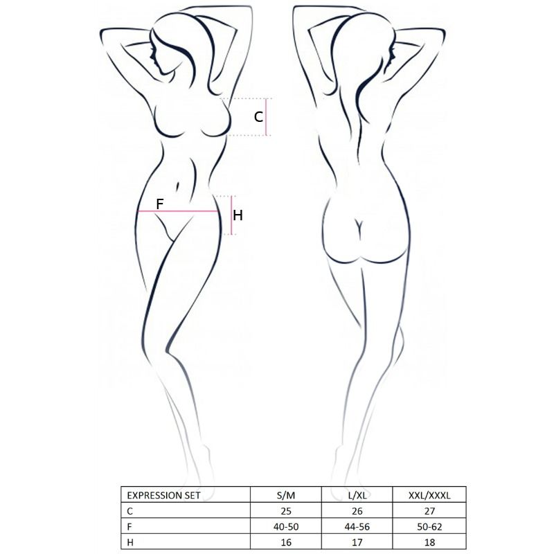 PASSION - ENSEMBLE EXPRESSION FEMME TAILLE L/XL FETISH – Image 2