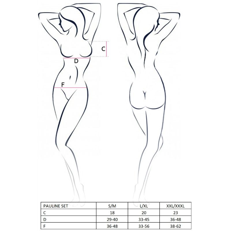 PASSION - FEMME PAULINE ENSEMBLE 3 PIÈCES TAILLE S/M – Image 3