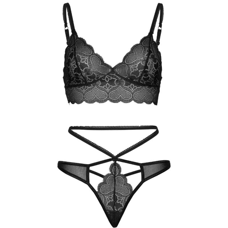 LEG AVENUE - ENSEMBLE 2 PIÈCES STRAPPY CUT G STRING M/L – Image 4
