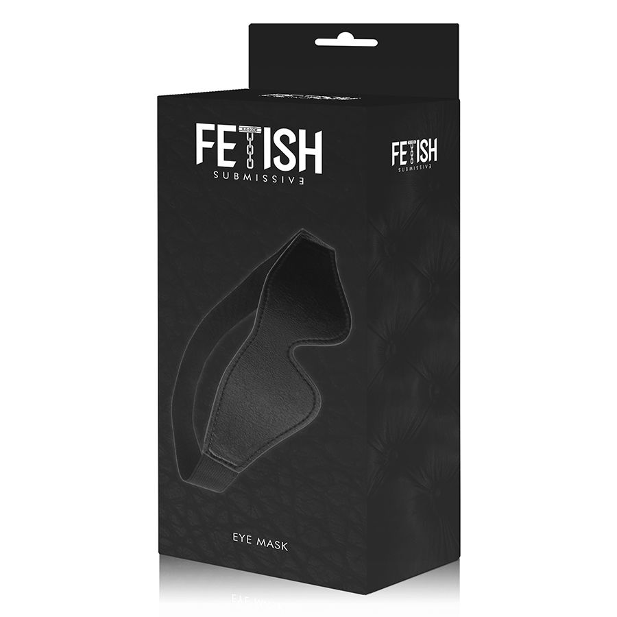 FETISH SUBMISSIVE - MASQUE EN CUIR VÉGAN AVEC DOUBLURE EN NOPRÈNE – Image 4