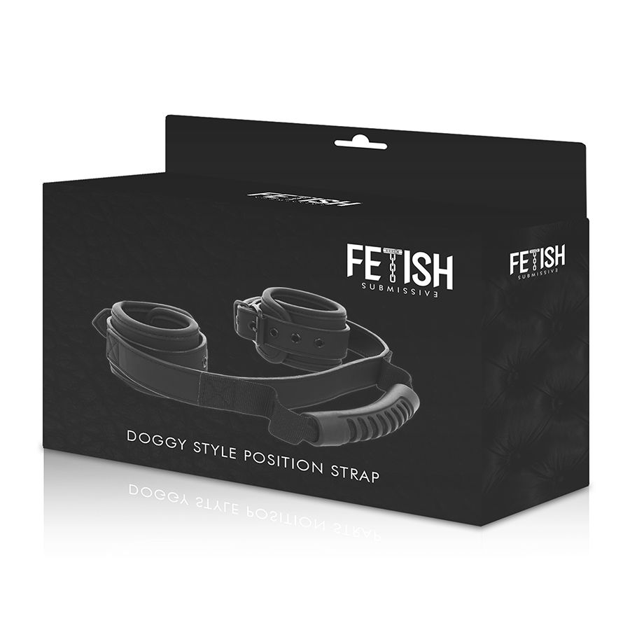 FETISH SUBMISSIVE - MENOTTES DOUBLURE NOPRÈNE AVEC POIGNÉE – Image 10