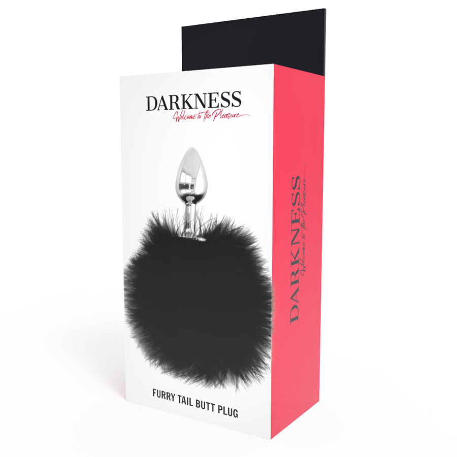 DARKNESS - PLUG EXTRA ANAL AVEC QUEUE NOIR 7 CM – Image 4