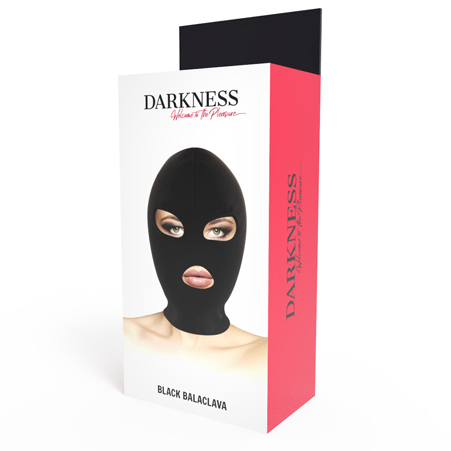 DARKNESS - MASQUE DE SOUMISSION BDSM BOUCHE ET YEUX NOIR – Image 3