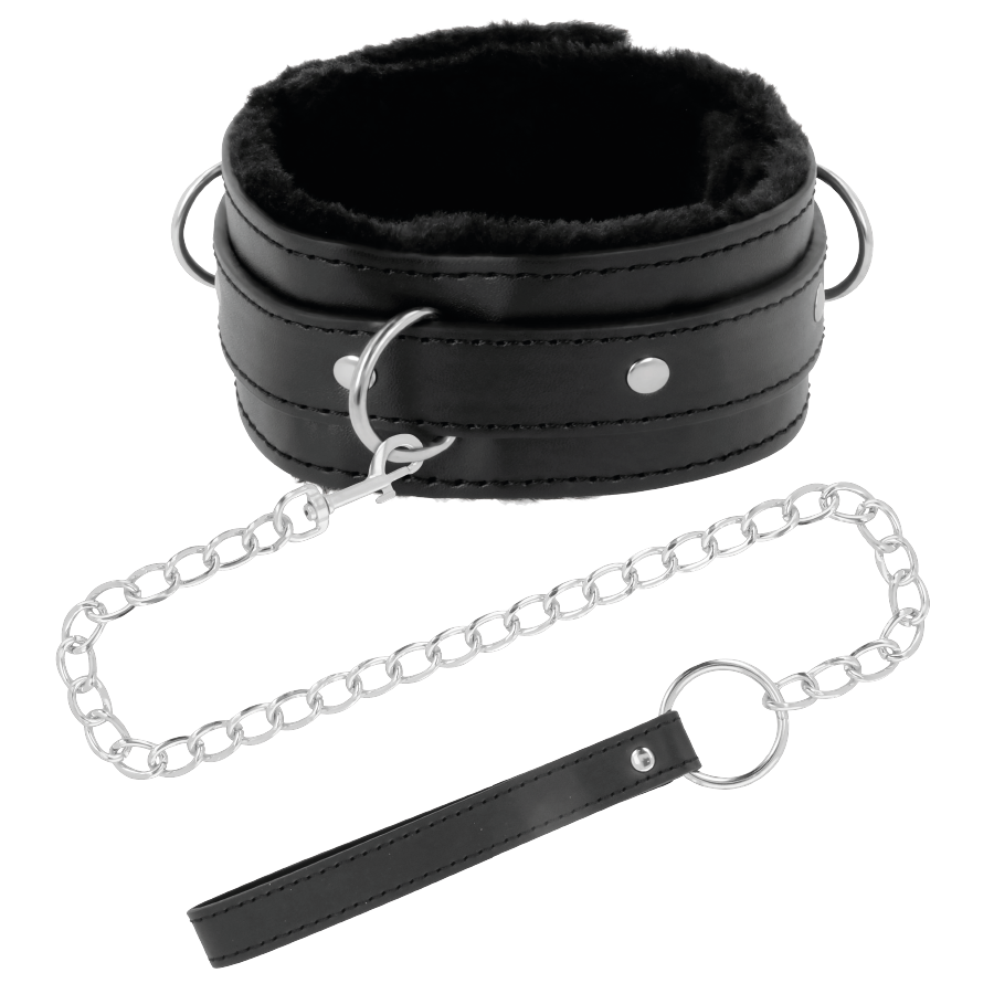DARKNESS - COLLIER DE POSTURE CONFORTABLE AVEC CHAÎNE EN CUIR – Image 2