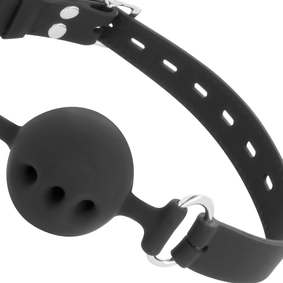 DARKNESS - BTON EN SILICONE RESPIRANT NOIR – Image 3