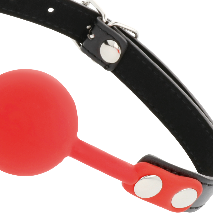 DARKNESS - BÂILLON EN SILICONE ROUGE – Image 3