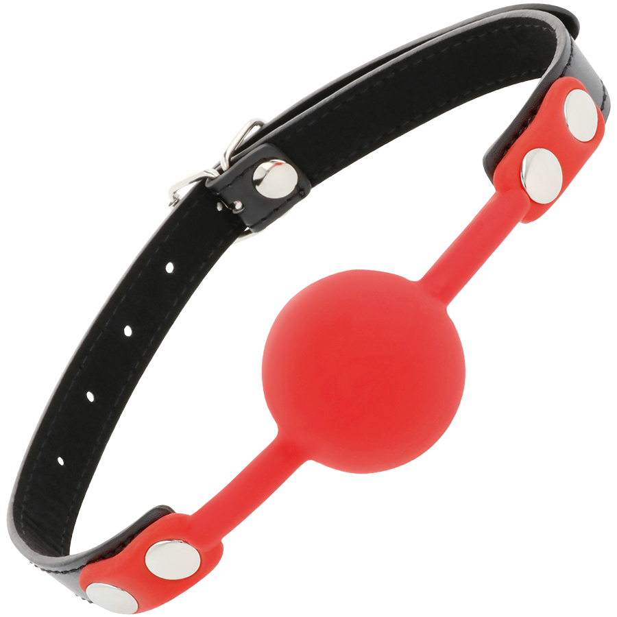 DARKNESS - BÂILLON EN SILICONE ROUGE – Image 2